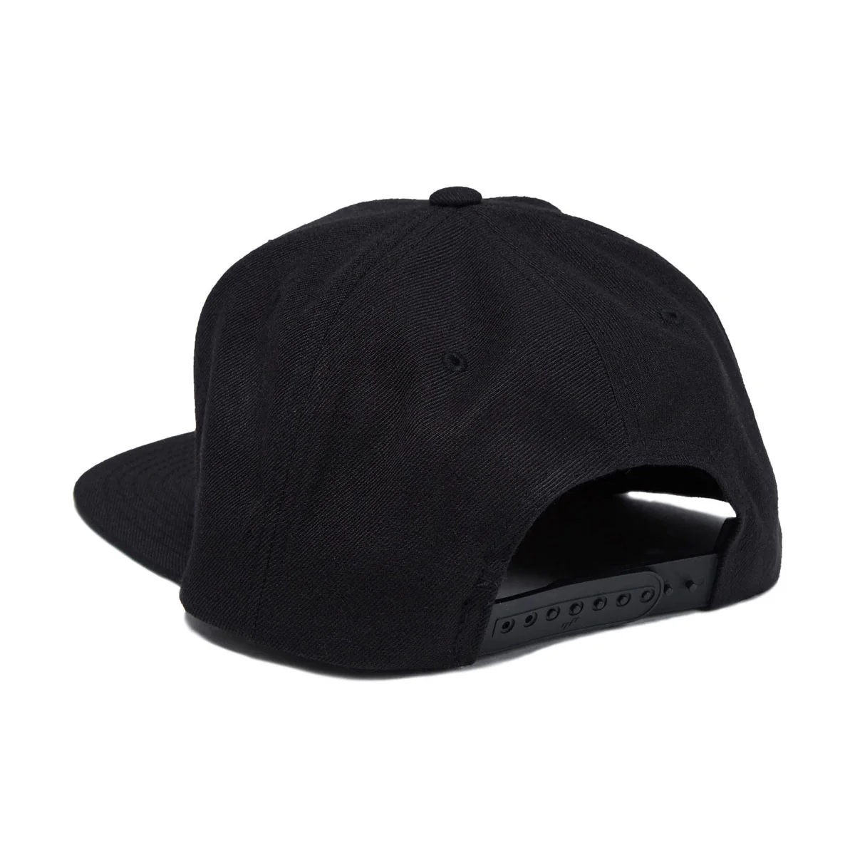 Independent Span Embroidered Snapback Hat - Black/Dark Red - Image 2