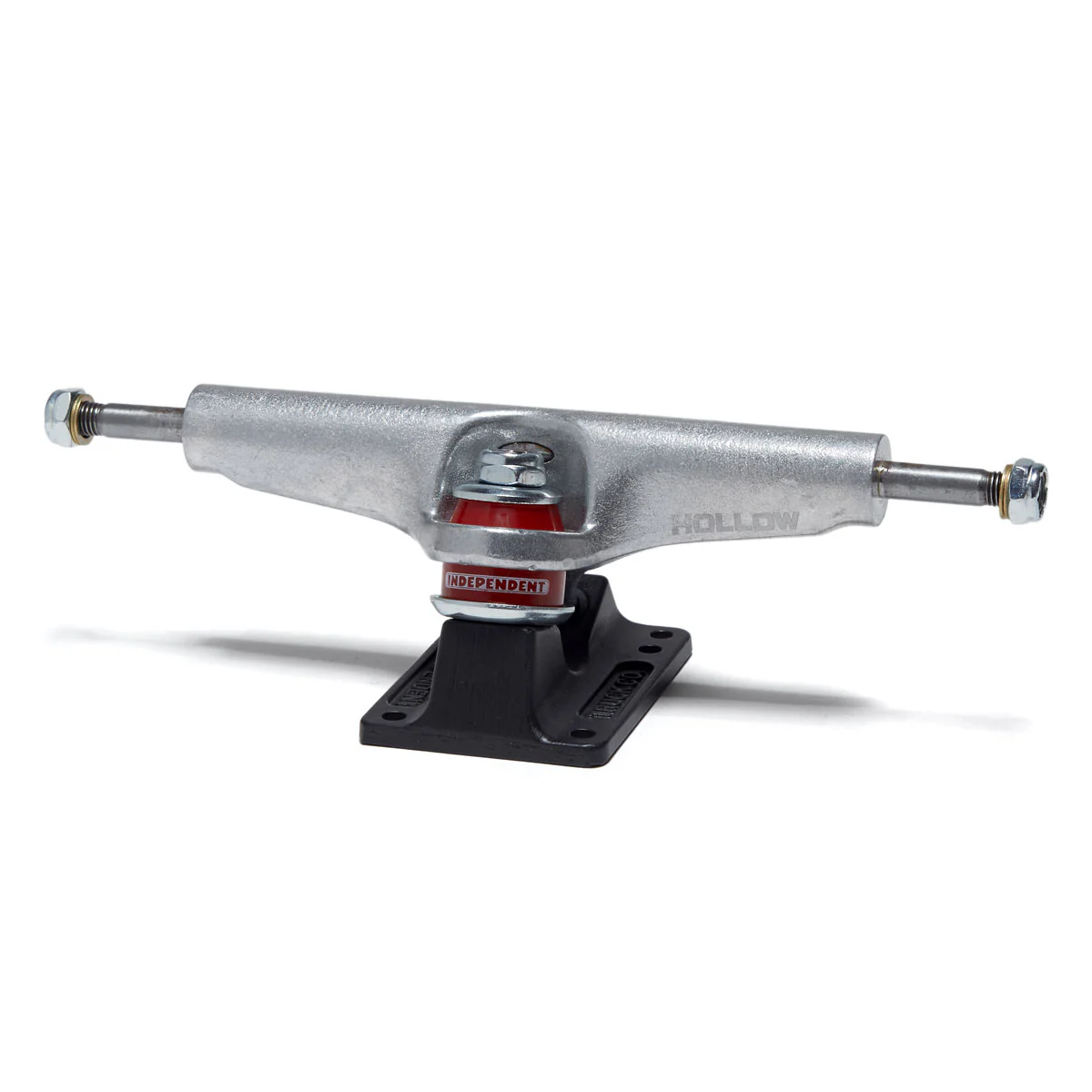Independent Stage 4 Hollow Skateboard Trucks - Silver/Ano Black - 146mm - Image 2