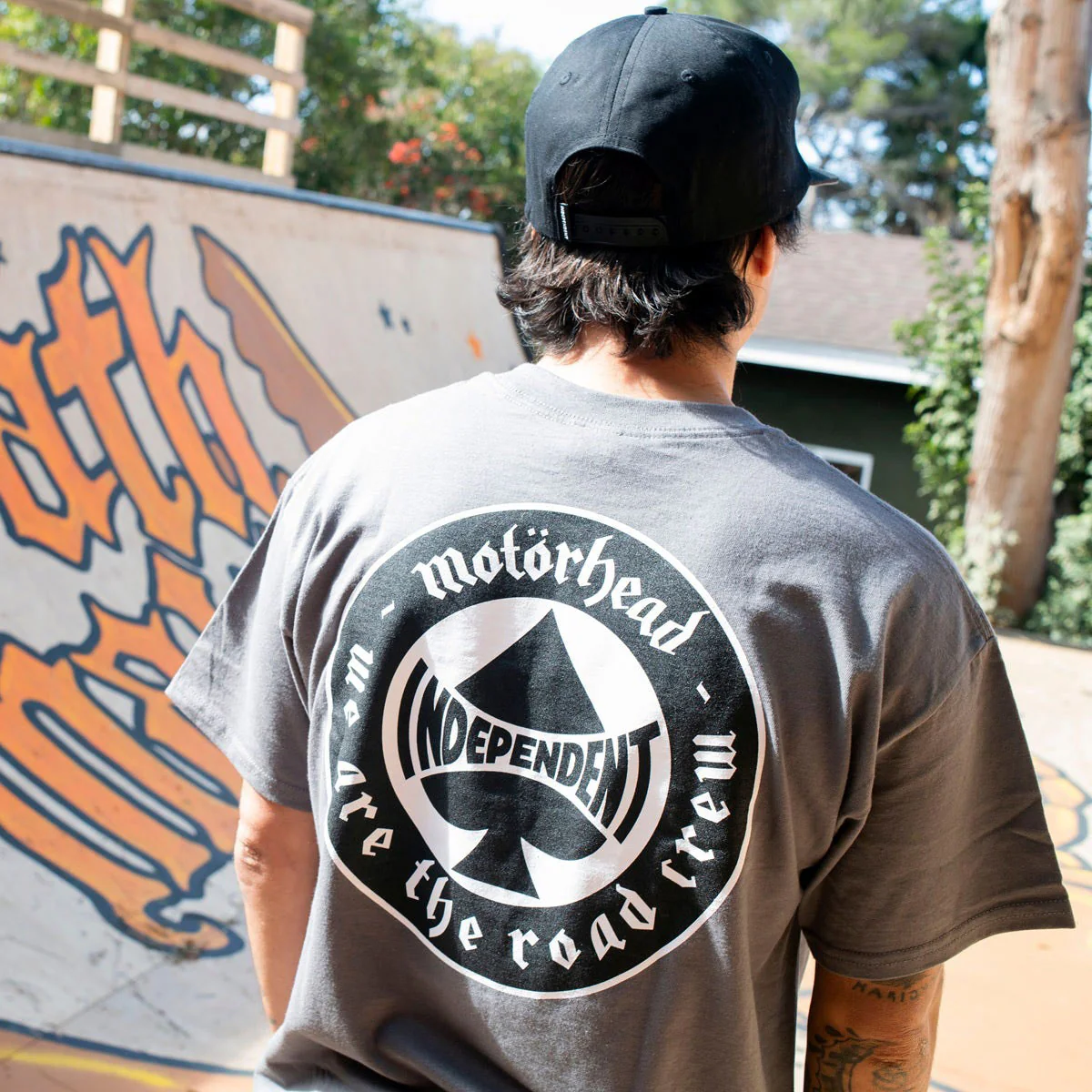 Independent x Motörhead Spade T-Shirt - Charcoal - Image 3