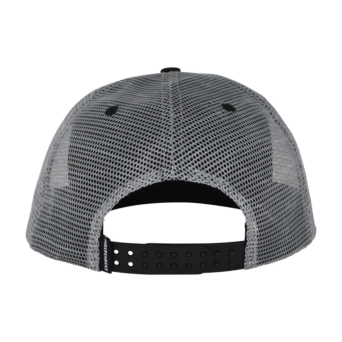 Independent x Rhino Mesh Trucker Hat - Black/Grey - Image 3