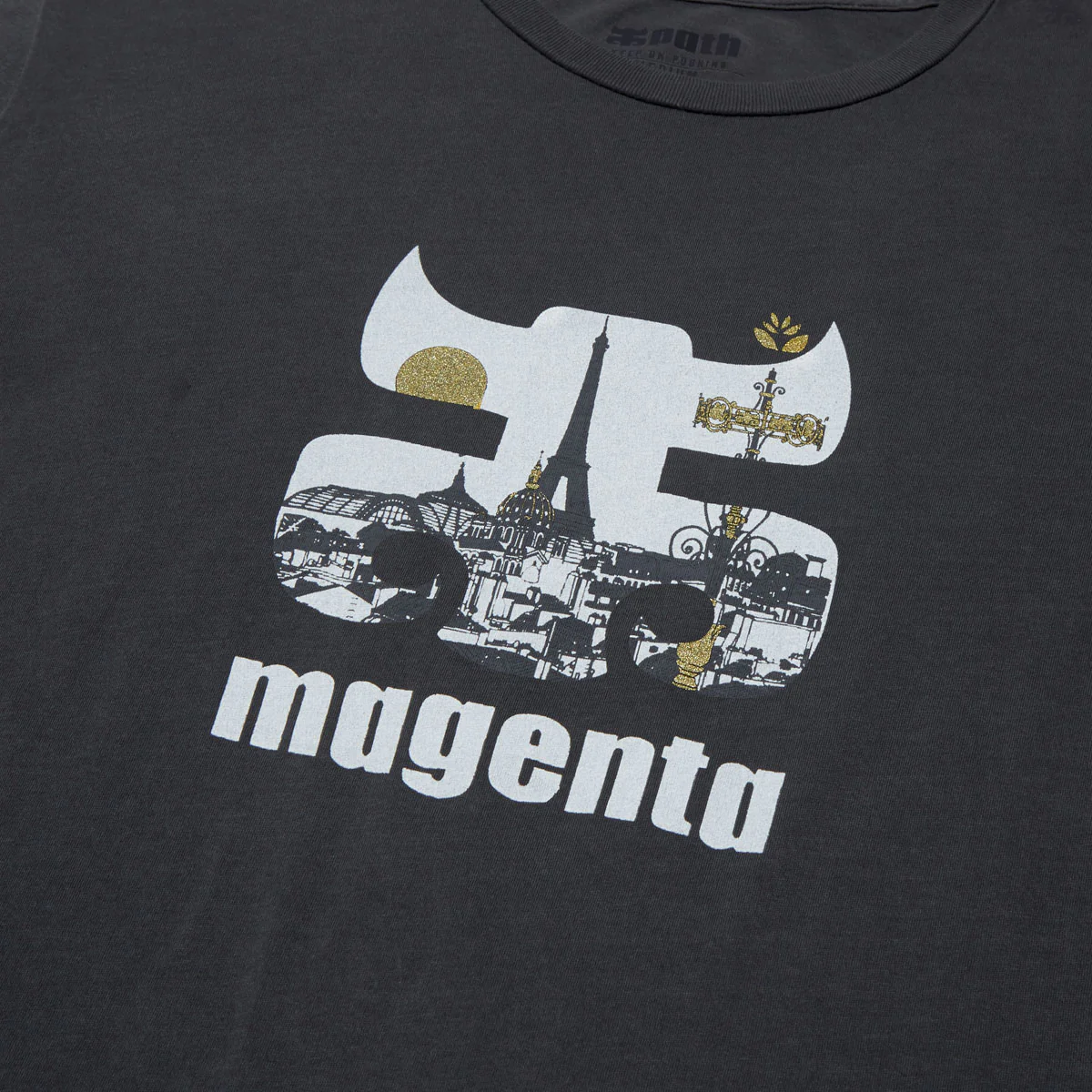 IPath x Magenta IParis T-Shirt - Charcoal - Image 2