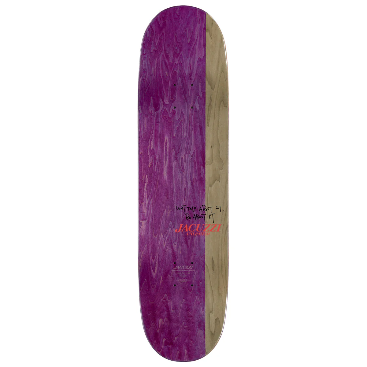 Jacuzzi Unlimited John Dilo Wind Up EX7 Skateboard Deck - 8.50" - Image 2