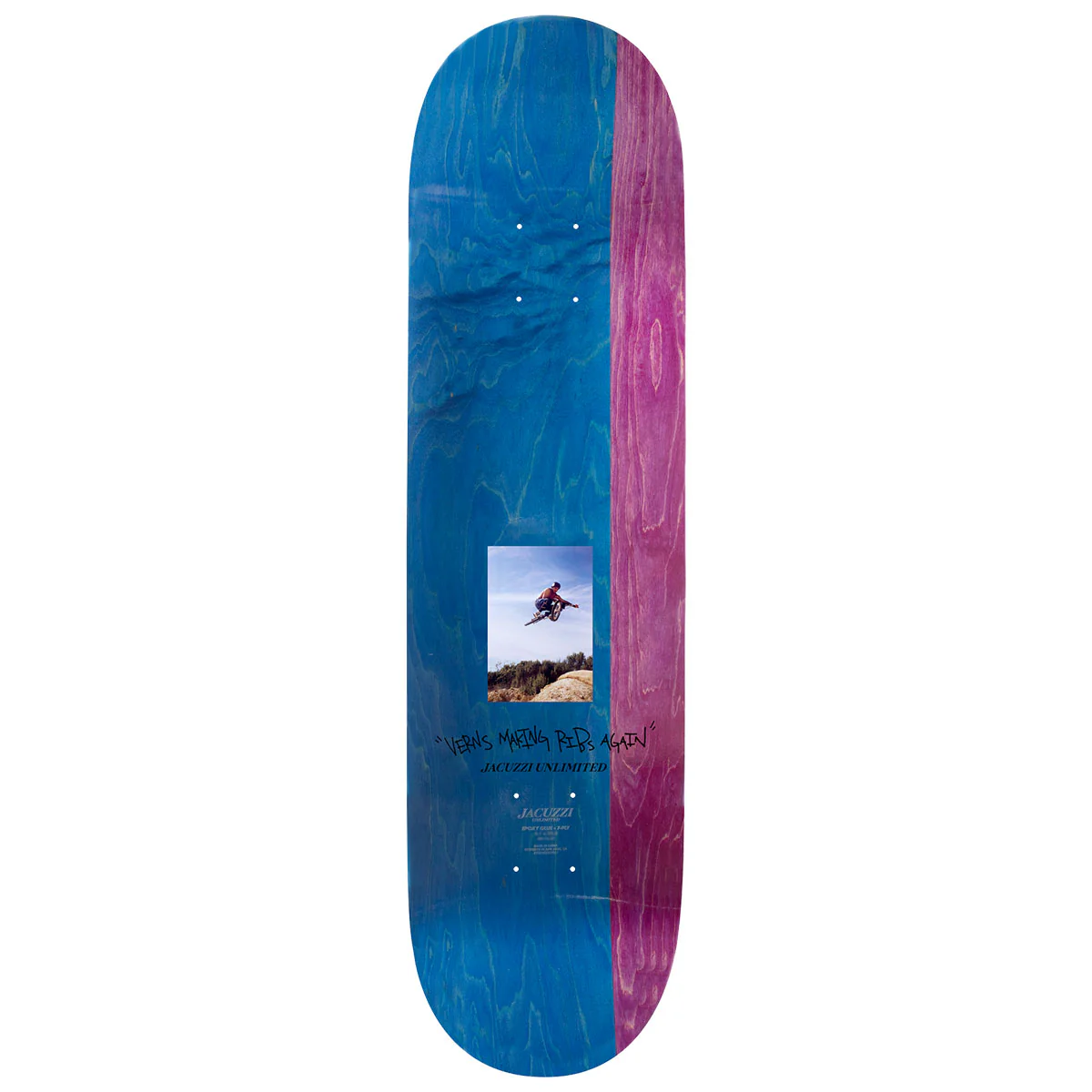 Jacuzzi Unlimited Tony Latham Dirtbike EX7 Skateboard Complete - Yellow - 8.25" - Image 2
