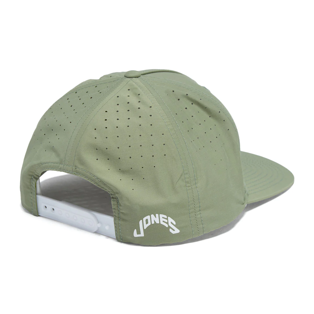 Jones Athletic Utility Curved Snapback Hat - Olive - Image 3