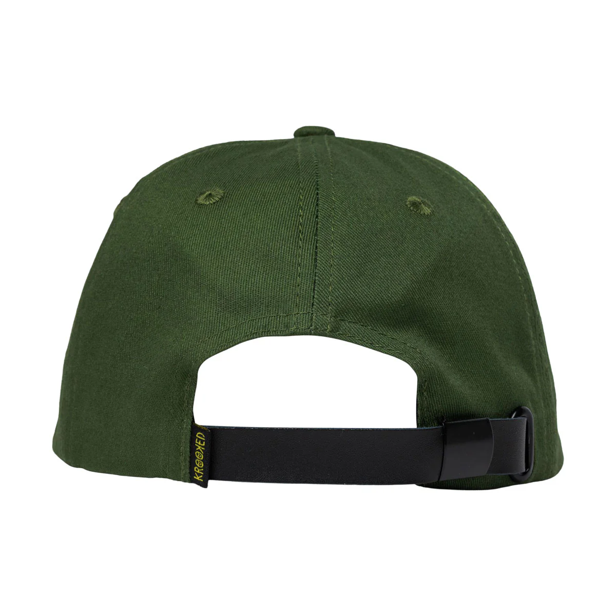 Krooked Double Ok Script Hat - Olive/Cream - Image 2
