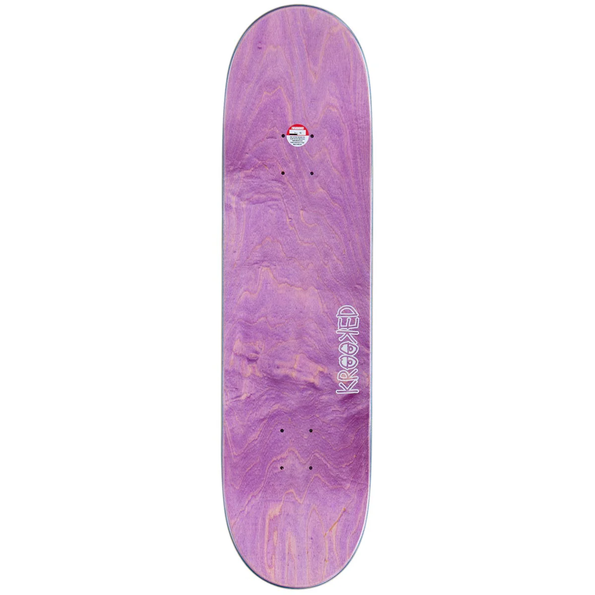 Krooked Eyes Easy Rider Skateboard Complete - Blue - 8.38" - Image 2