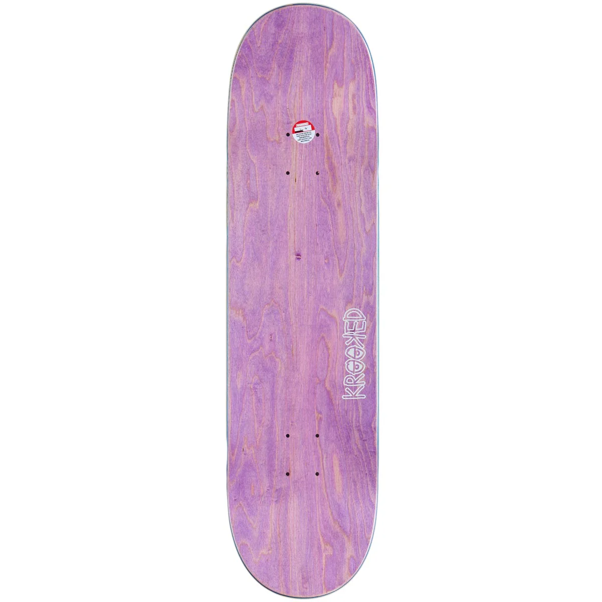 Krooked Eyes Easy Rider Skateboard Deck - Green - 8.25" - Image 2