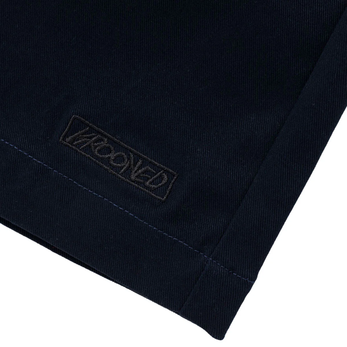 Krooked Eyes Twill Shorts - Navy - Image 4