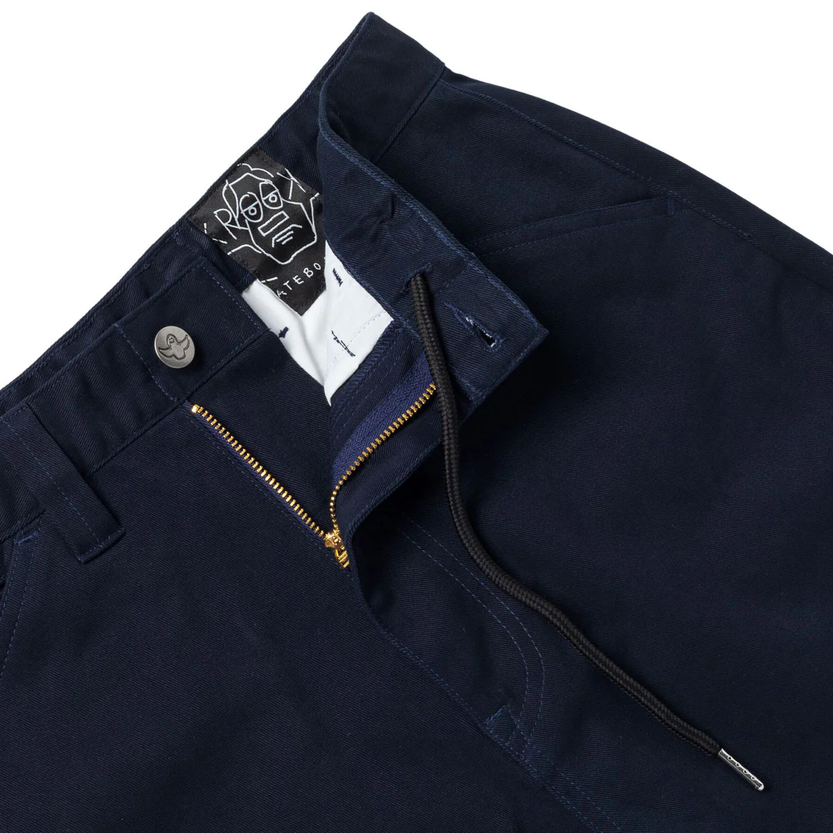Krooked Eyes Twill Shorts - Navy - Image 5