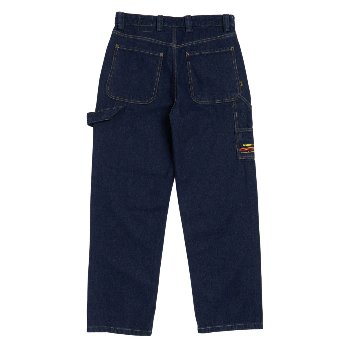Krooked Koffin Carpenter Jeans - Dark Rinse Denim - Image 2