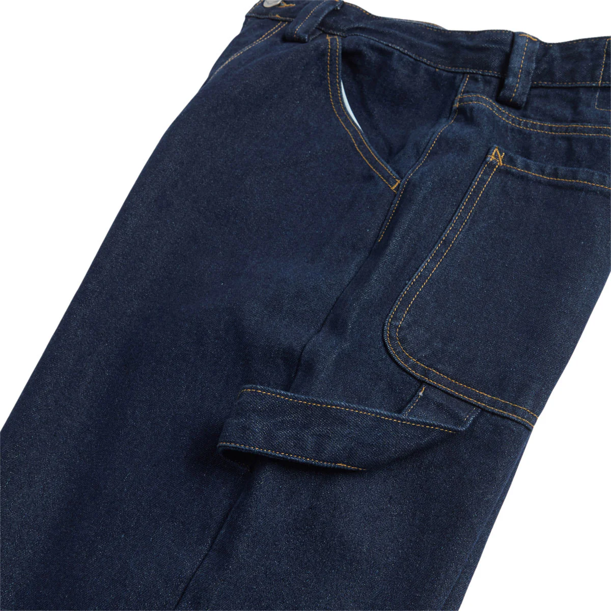 Krooked Koffin Carpenter Jeans - Dark Rinse Denim - Image 4