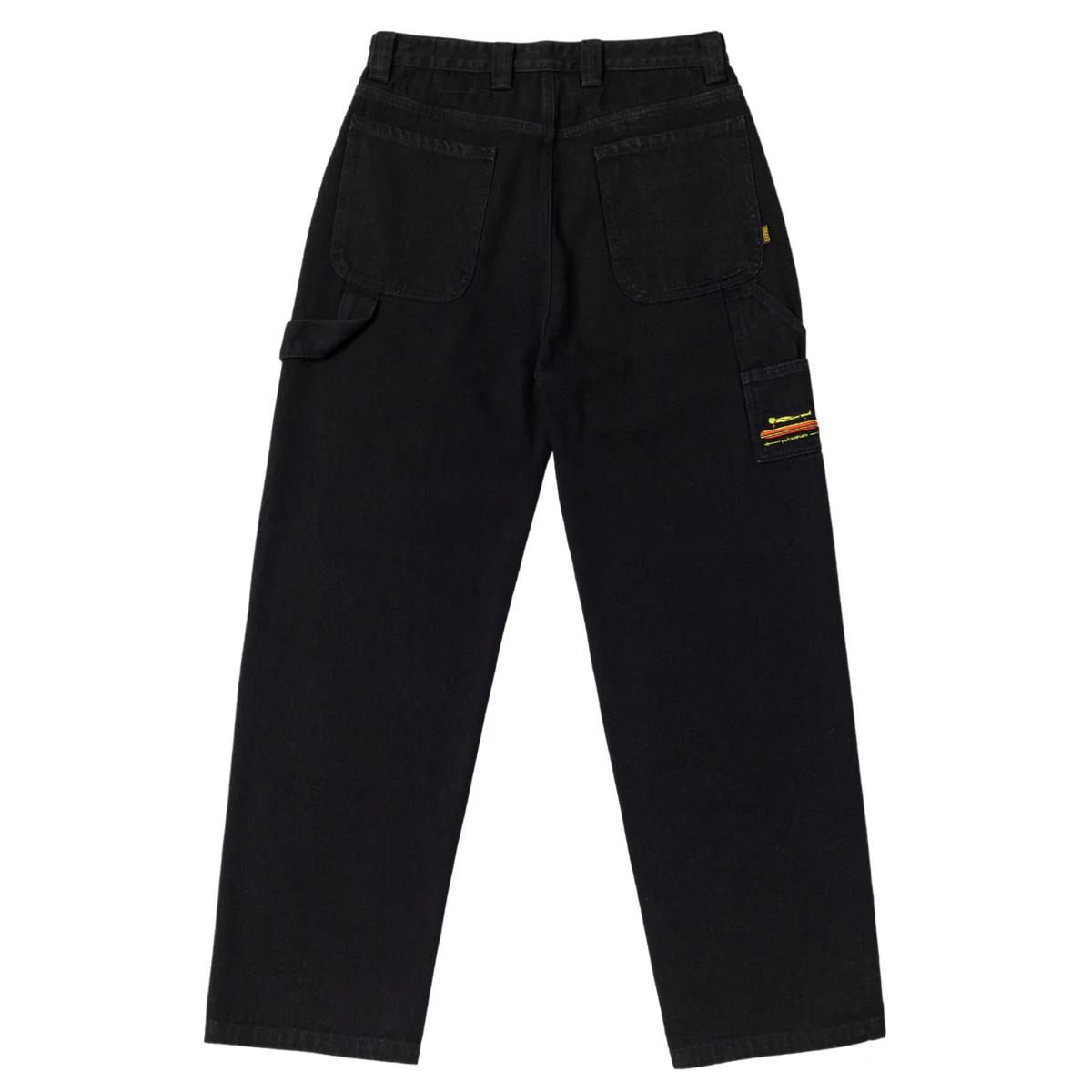 Krooked Koffin Carpenter Jeans - Black Denim - Image 2