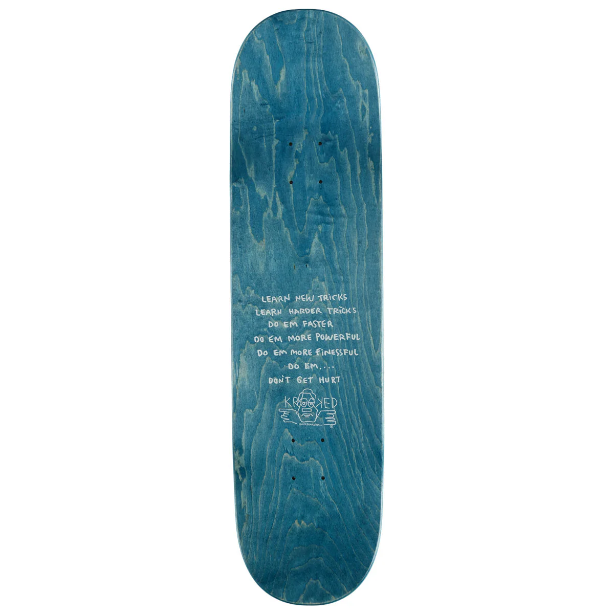 Krooked Manderson Three Star Skateboard Deck - 8.38" - Image 2