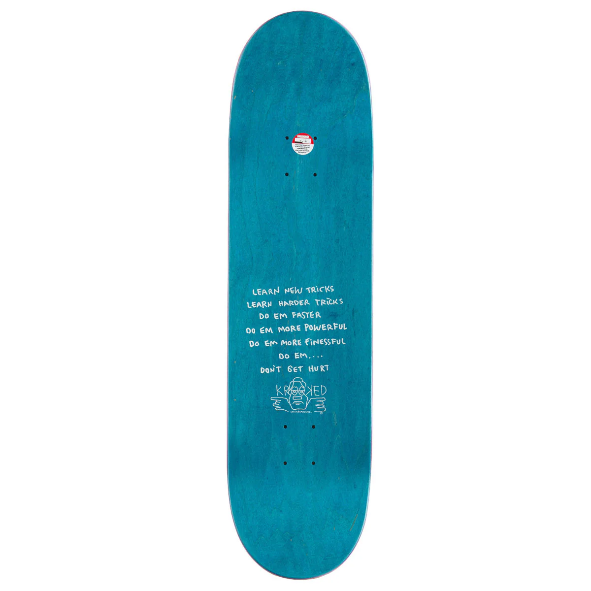 Krooked Narvaez Burds Skateboard Deck - 8.38" - Image 2