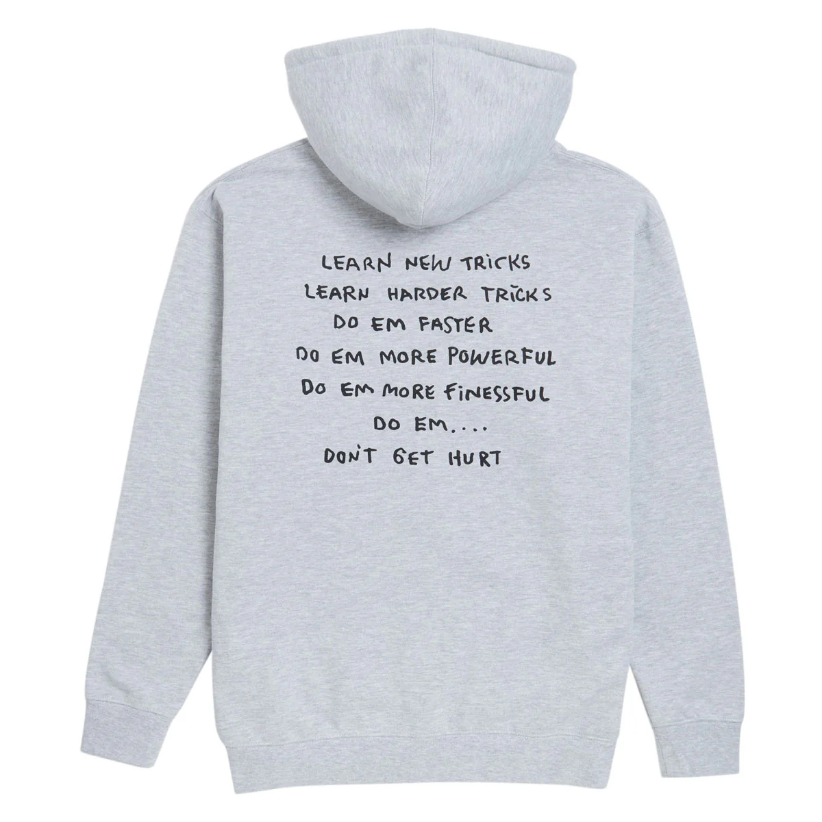 Krooked New Tricks Zip Hoodie - Grey Heather/Black/White - Image 2