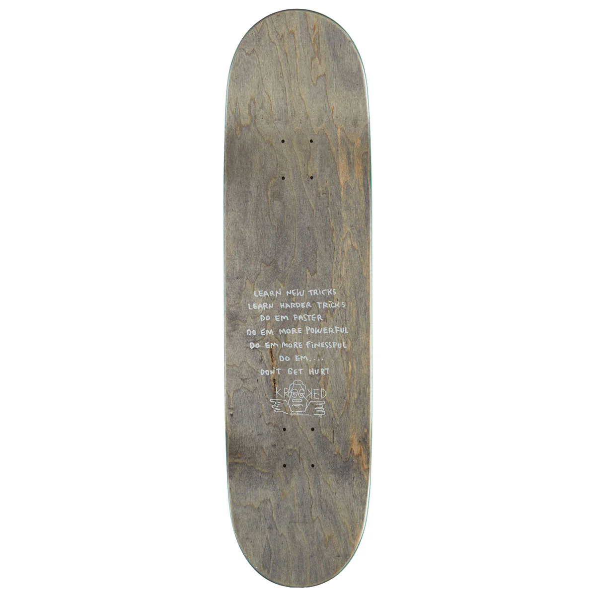 Krooked Wilson Three Star Skateboard Deck - 8.50" - Image 2