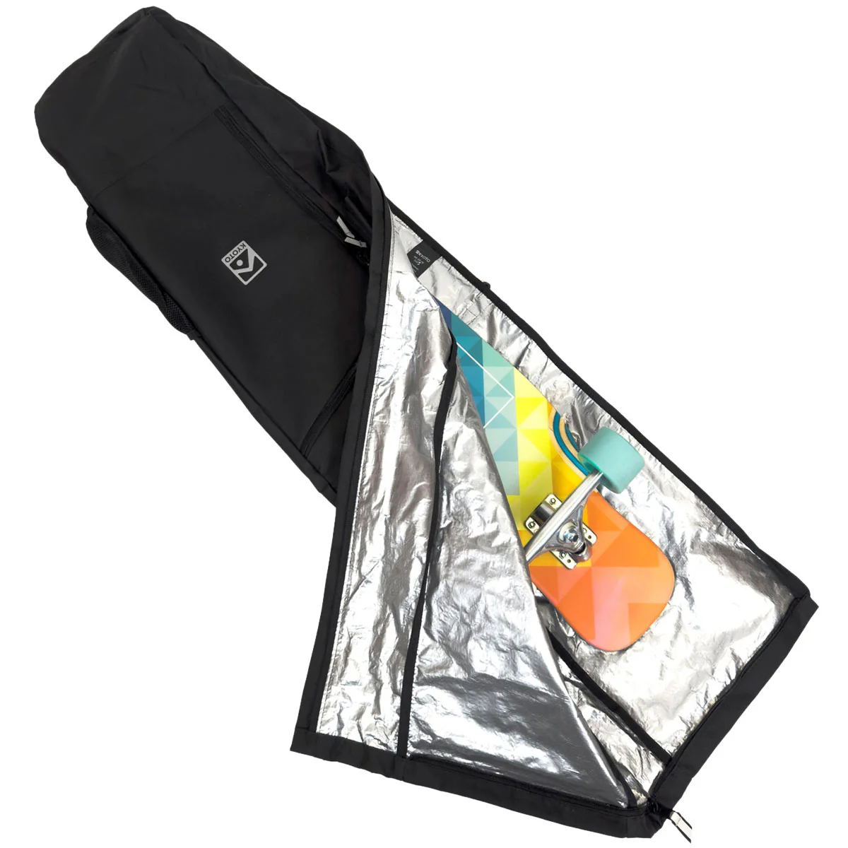 Kyoto Longboard Base Bag - Grey Ripstop - Image 3