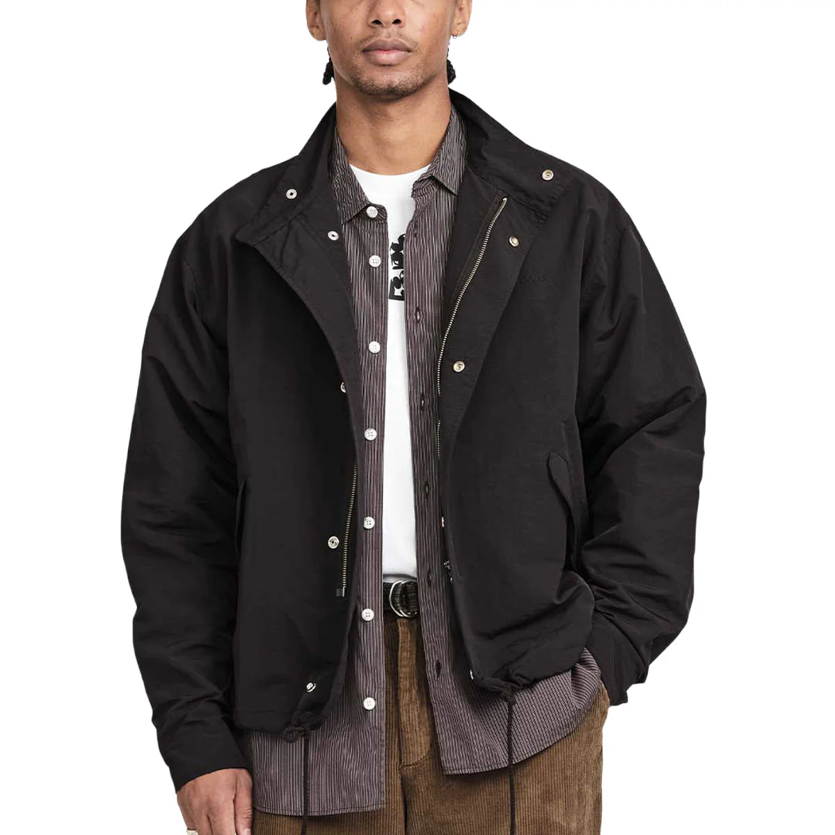 Last Resort AB Cropped Parka Jacket - Black - Image 4