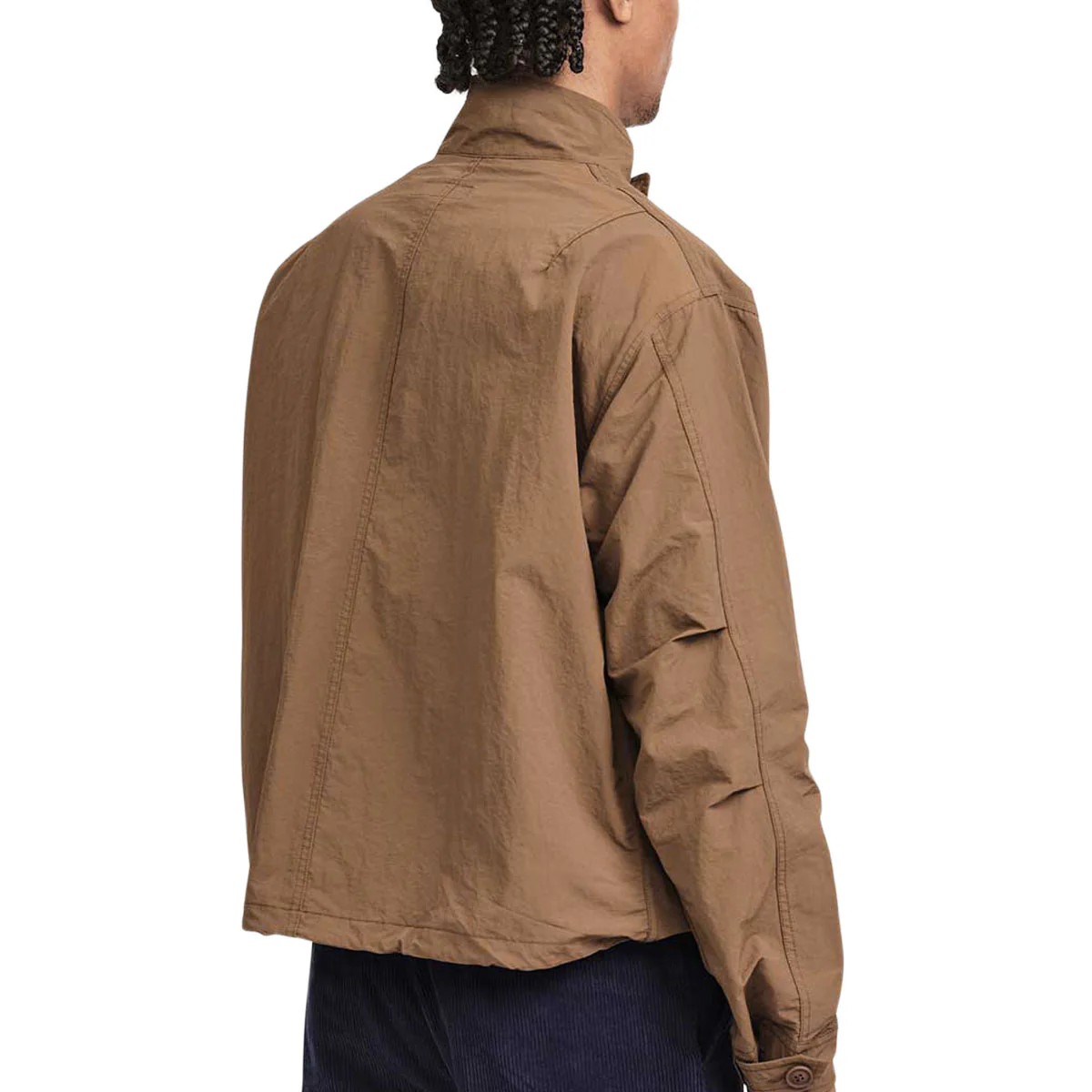 Last Resort AB Cropped Parka Jacket - Brown Khaki - Image 2