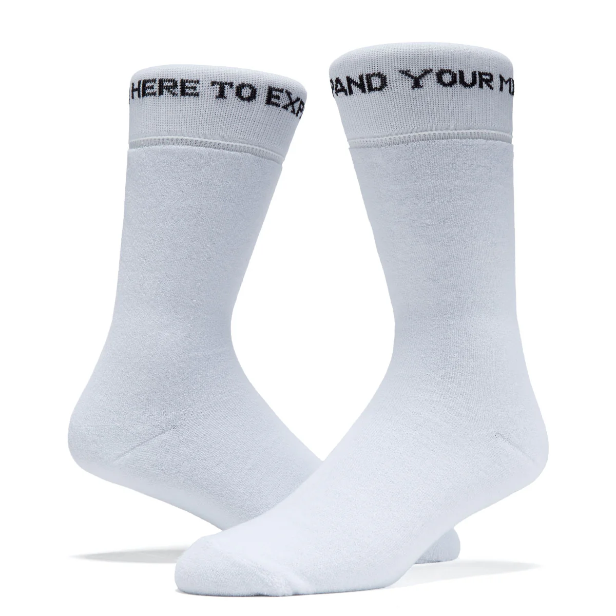 Last Resort AB Reverse Terry Socks - White - Image 2