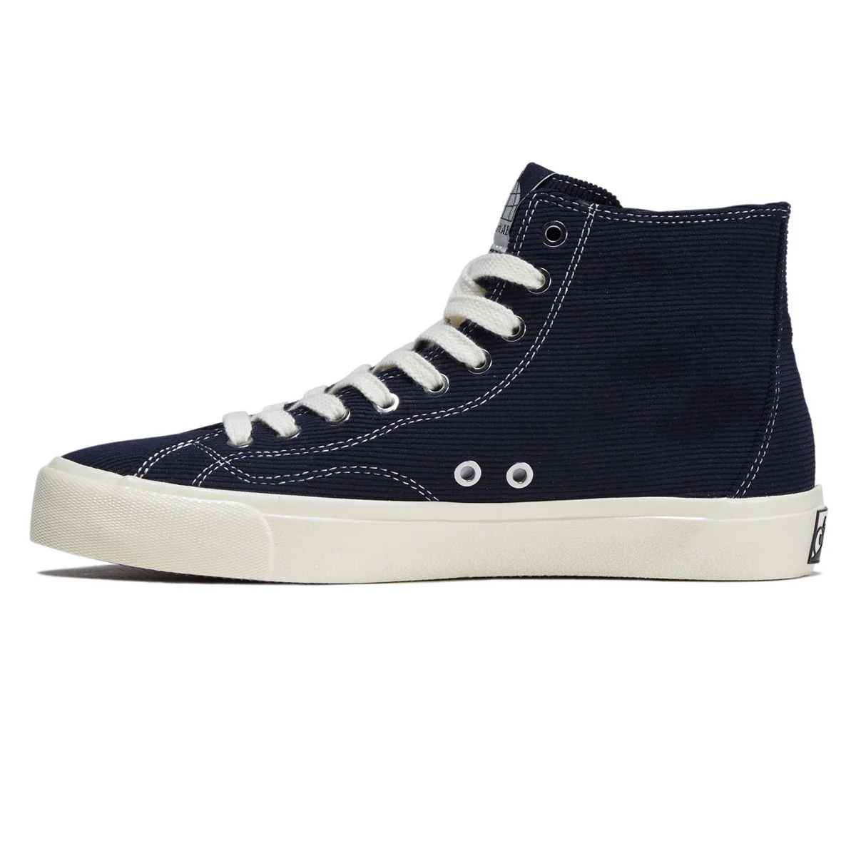 Last Resort AB VM003 Cord Hi Shoes - Dark Navy/White - Image 2