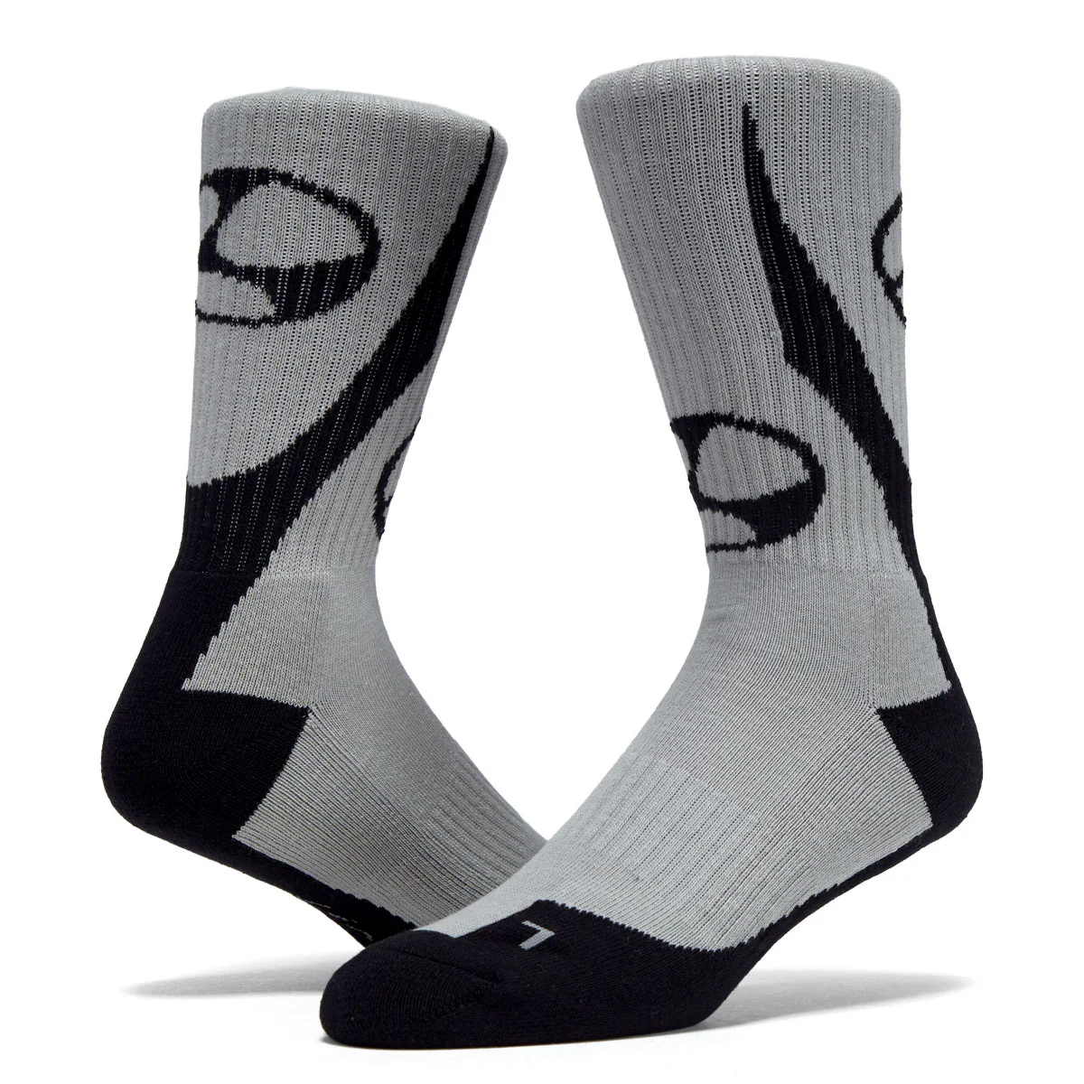 Limosine Leddy Socks - Grey/Black - Image 2