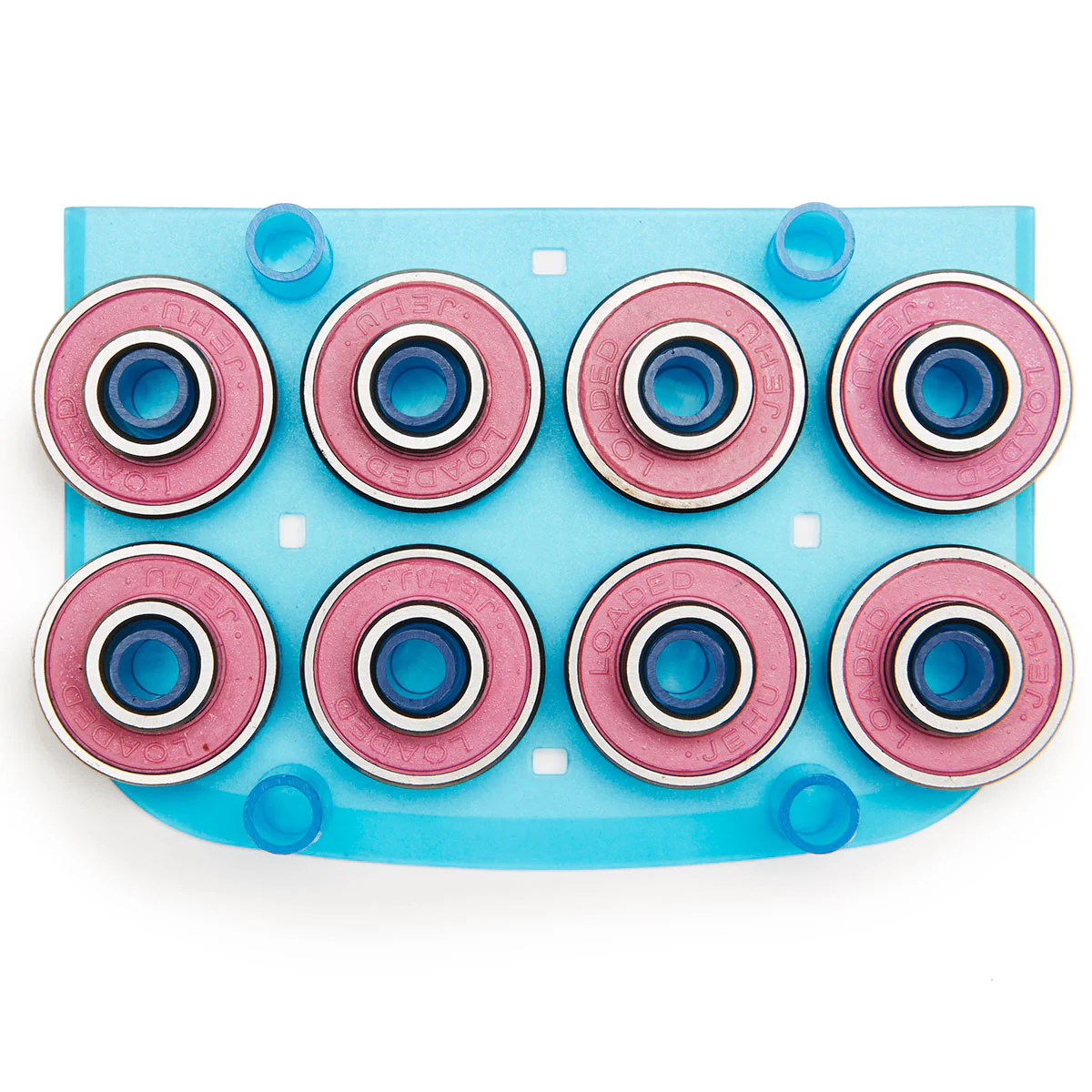 Loaded Jehu V2 Precision Skateboard Bearings - Red - Image 2