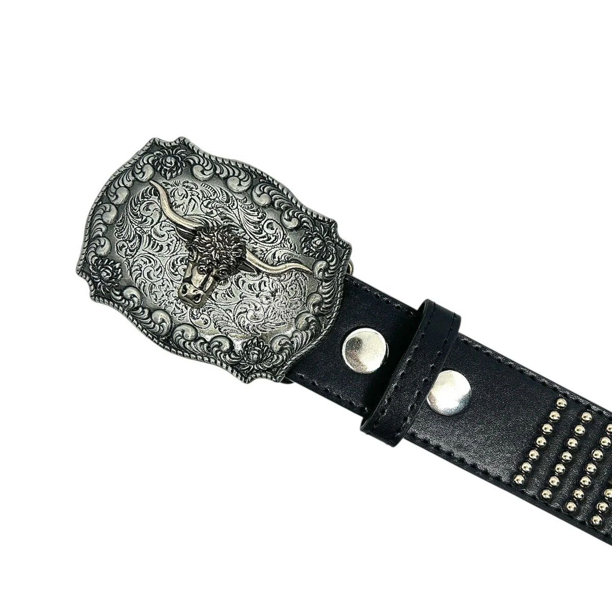 Loosey Interchangable Buckle Belt - Black - Image 3