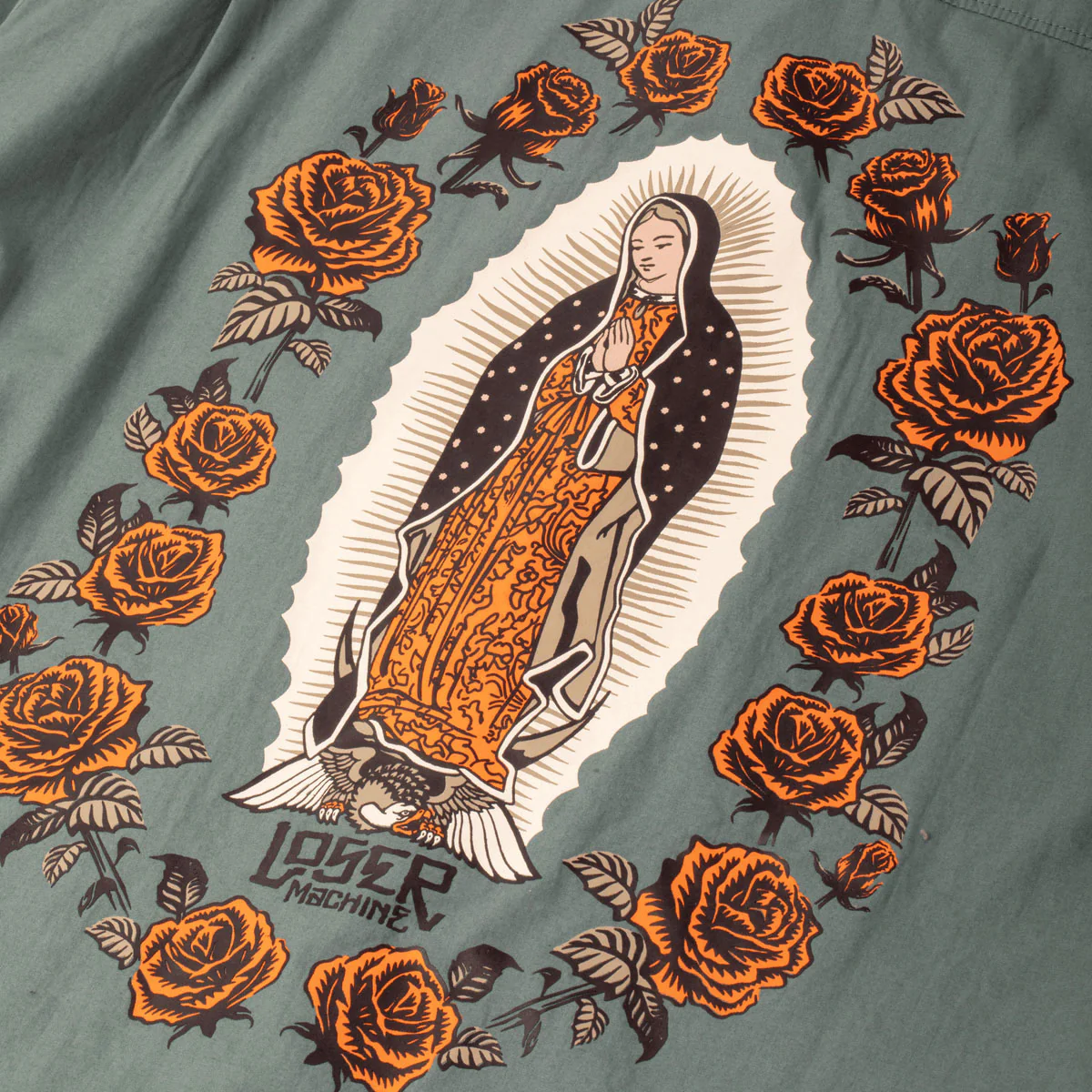 Loser Machine Guadalupe Shirt - Green - Image 4