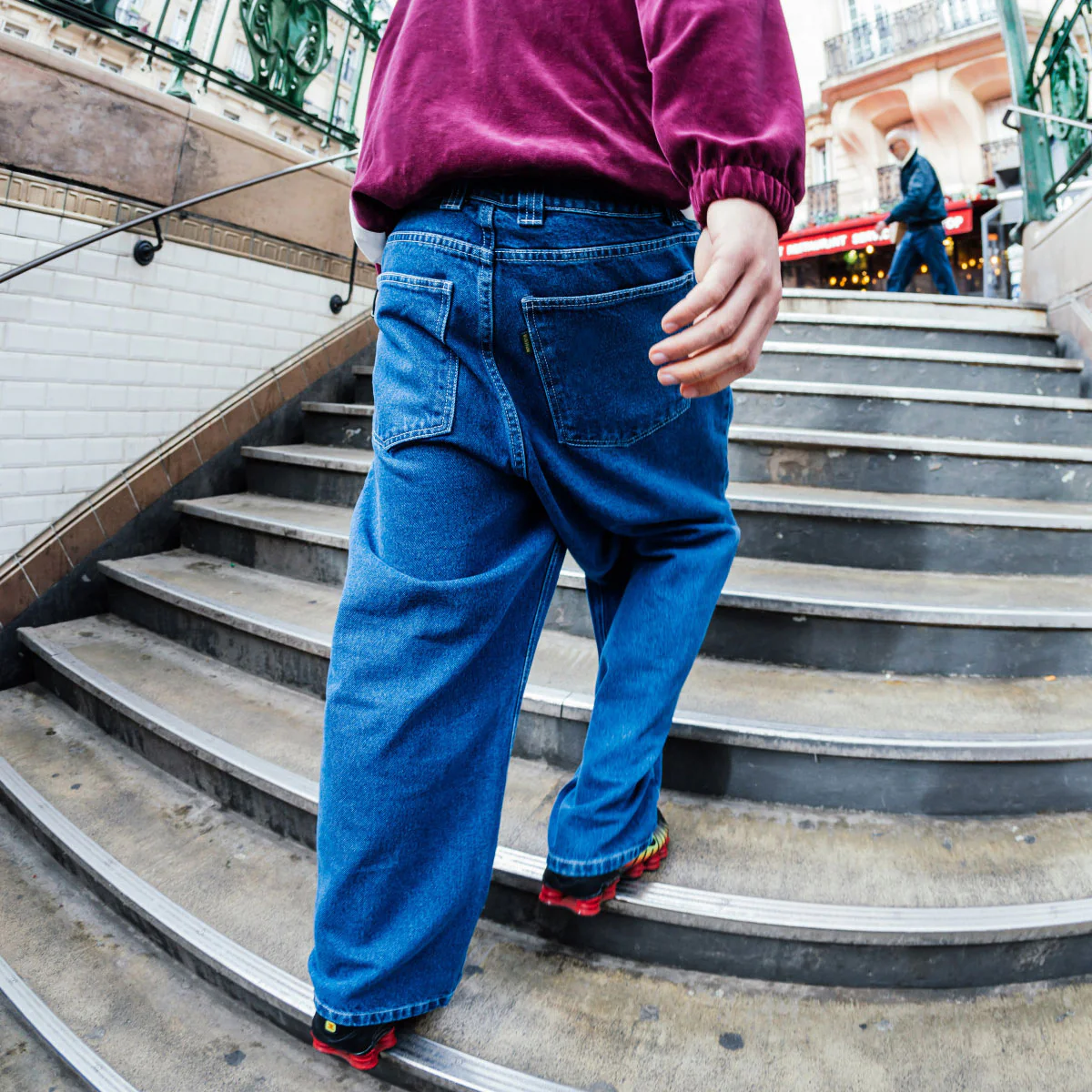 Magenta Ledge Denim Jeans - Blue - Image 5
