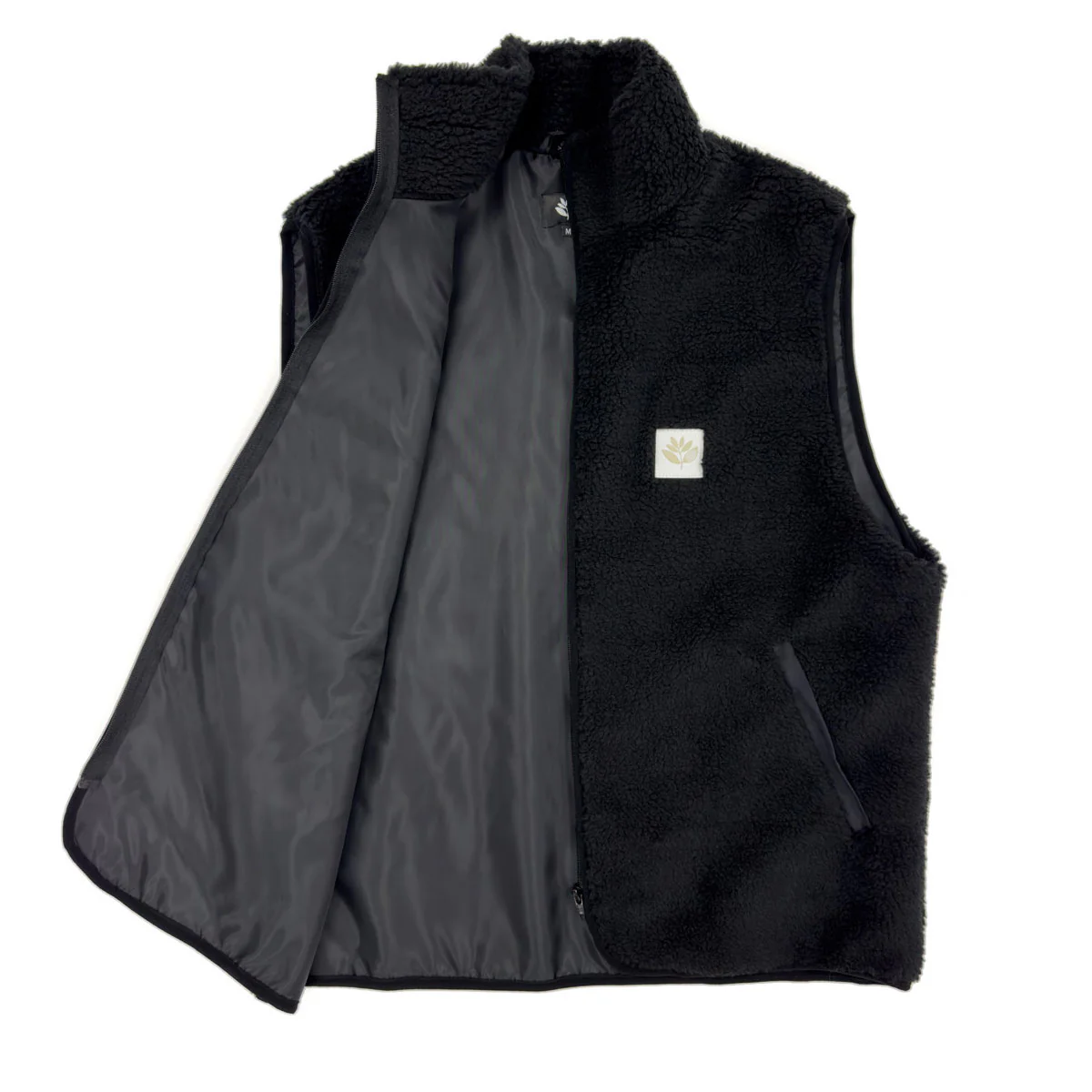 Magenta Norte Sherpa Vest - Black - Image 3