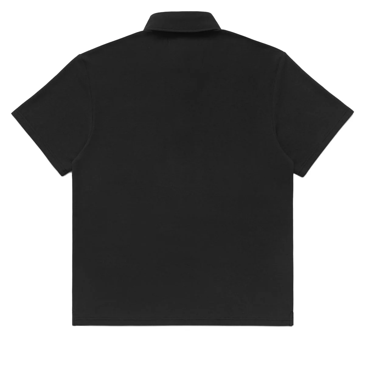 Metalwood Airy Pocket Polo Shirt - Black - Image 3