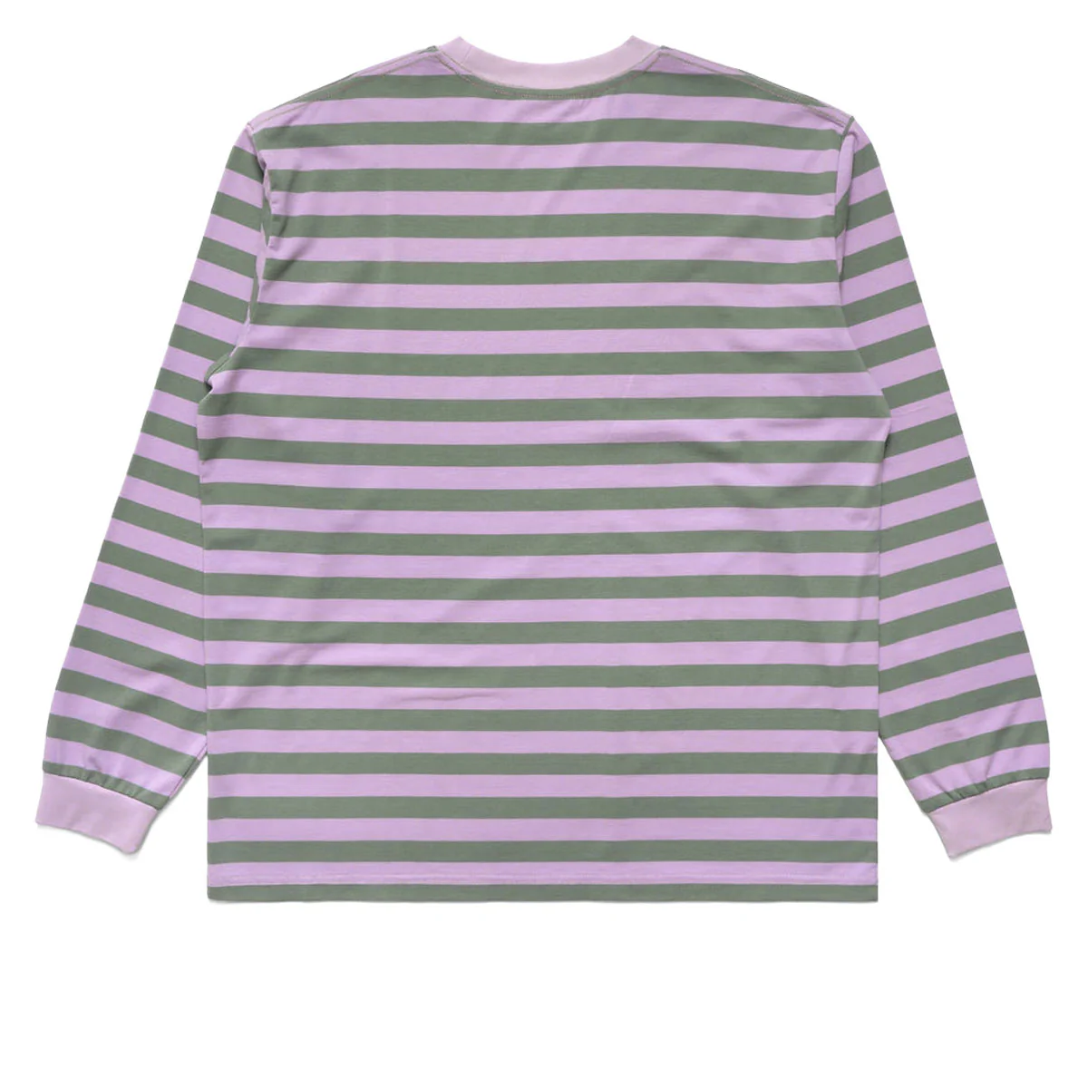 Metalwood Bulge Logo Long Sleeve T-Shirt - Pink/Green - Image 2