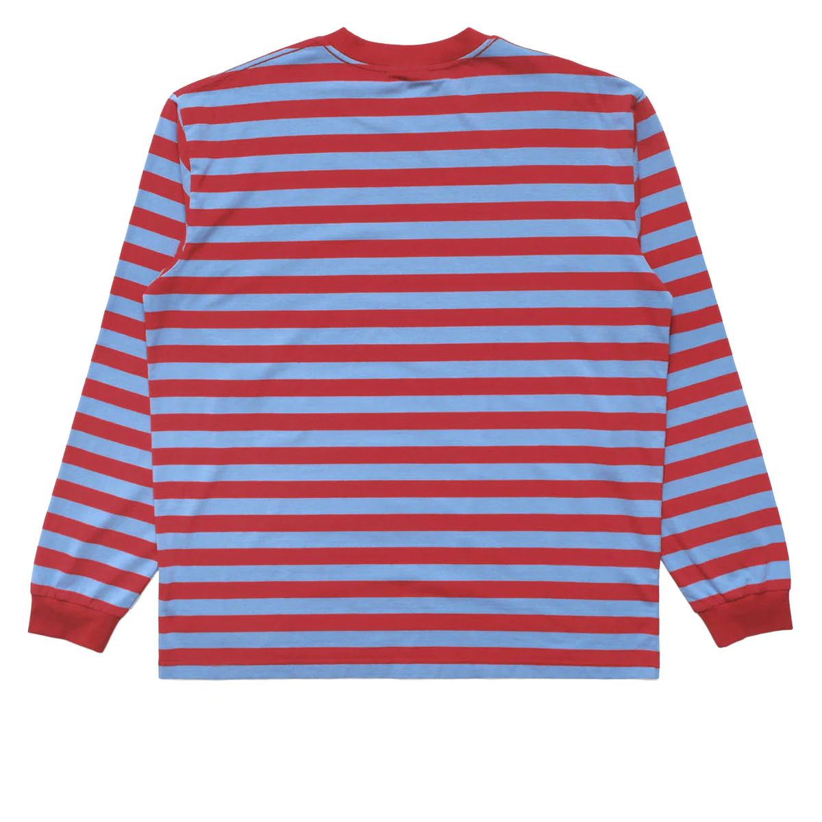 Metalwood Bulge Logo Long Sleeve T-Shirt - Red/Purple - Image 2