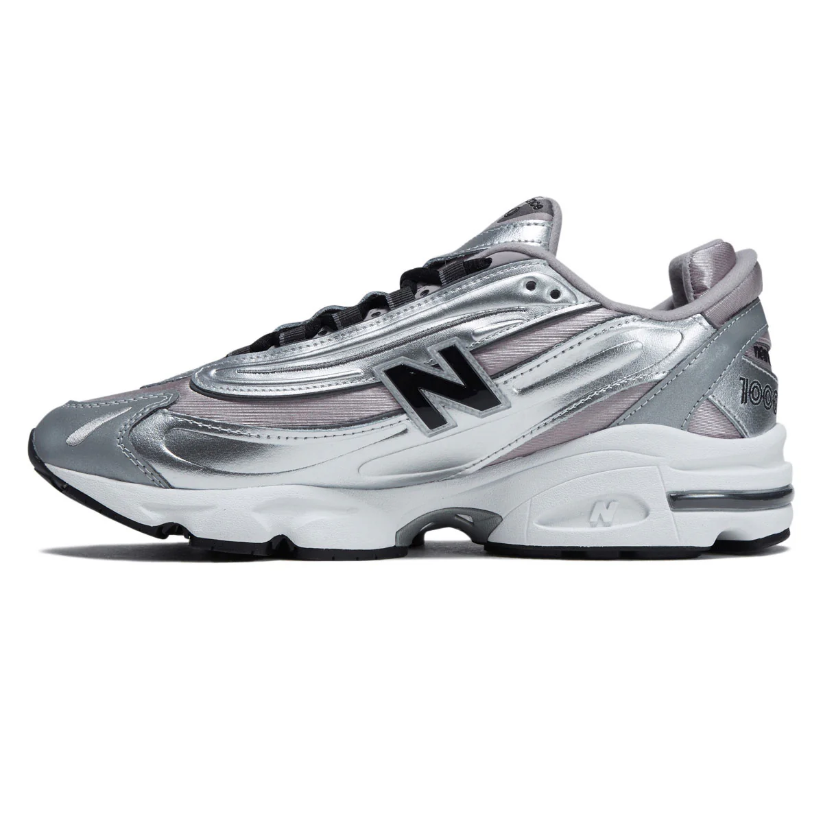 New Balance 1000 Shoes - Silver Metallic/Truffle Salt - Image 2
