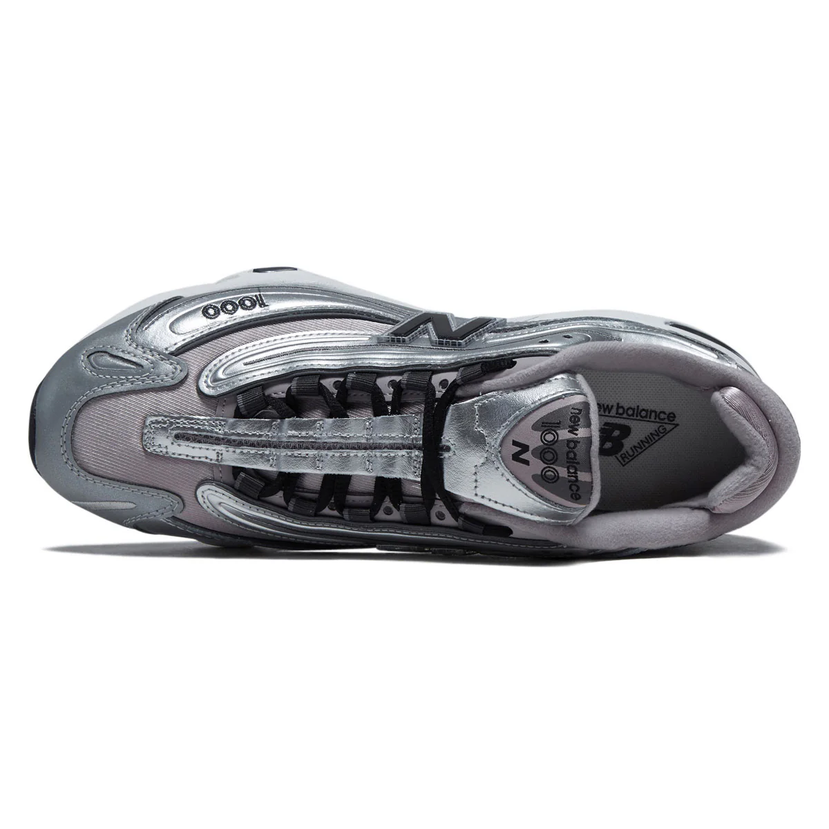 New Balance 1000 Shoes - Silver Metallic/Truffle Salt - Image 3