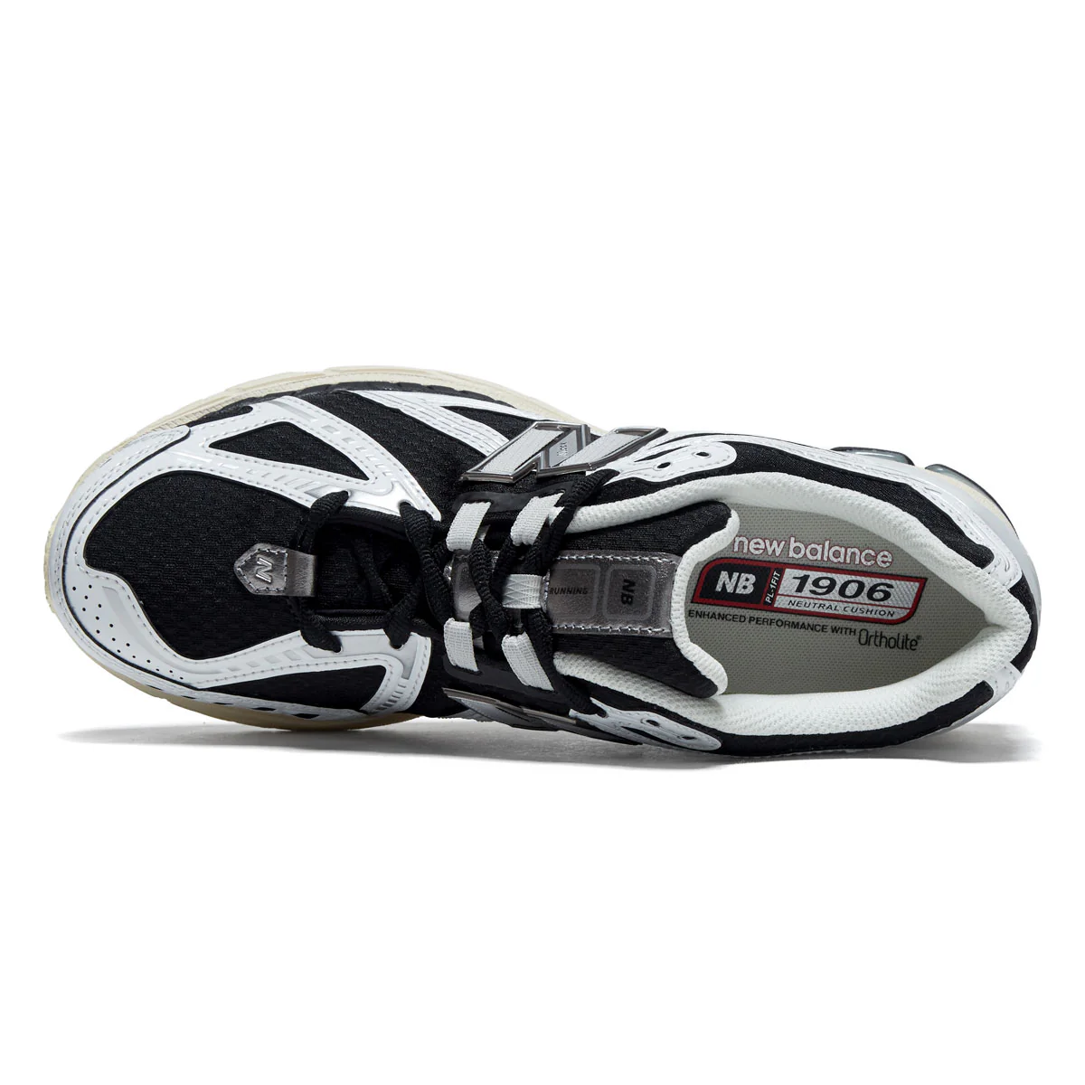 New Balance 1906R Shoes - White/Black/Black Metallic - Image 3
