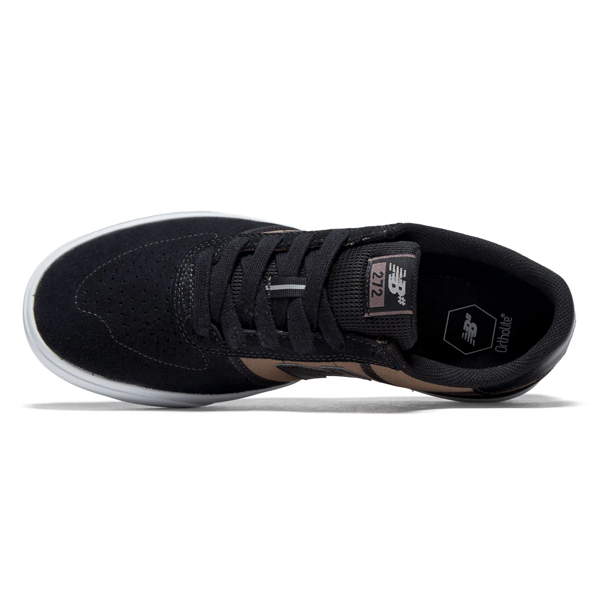 New Balance 272 Wide Shoes - Black/Tan - Image 3