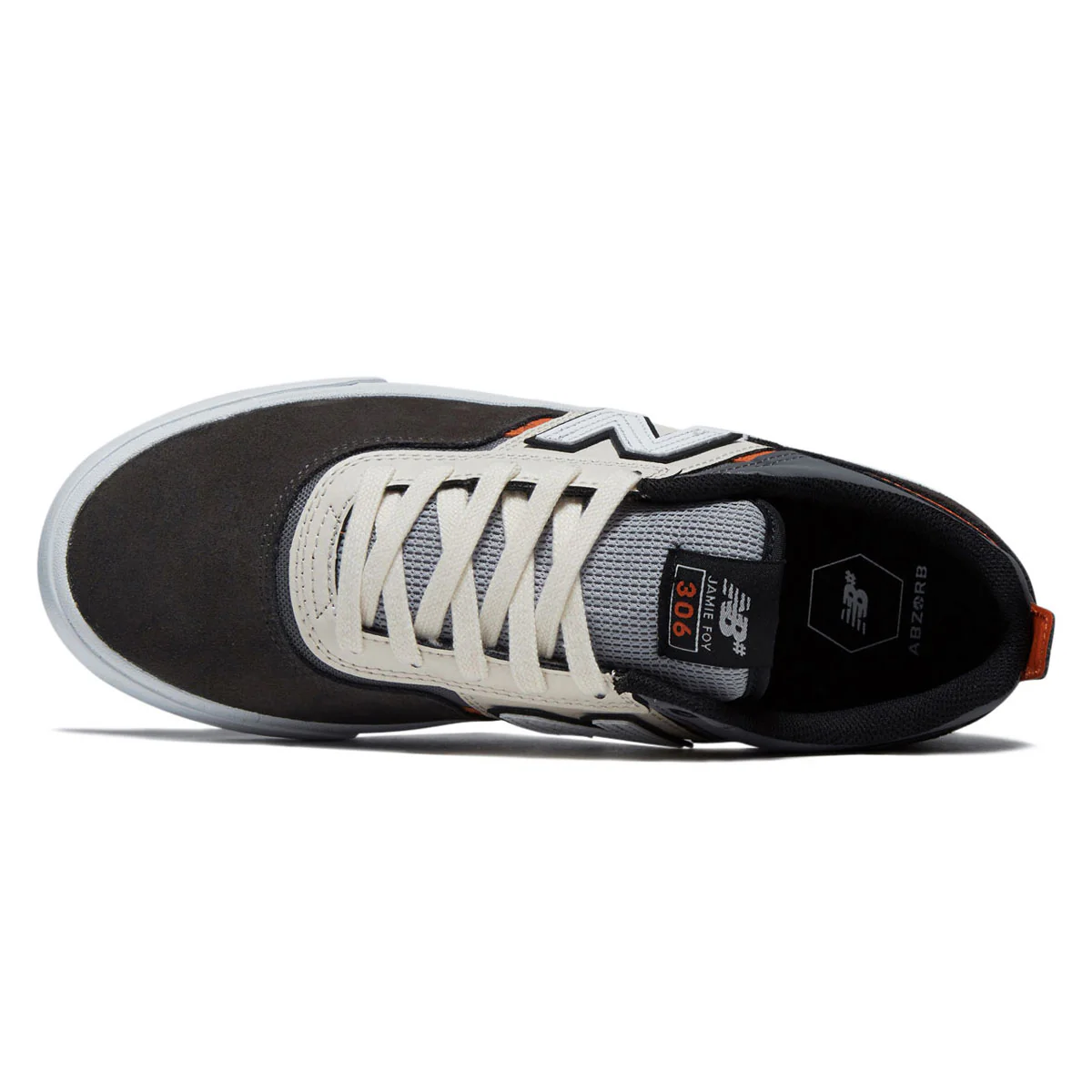 New Balance 306 Foy Shoes - Dark Grey/Sea Salt - Image 3