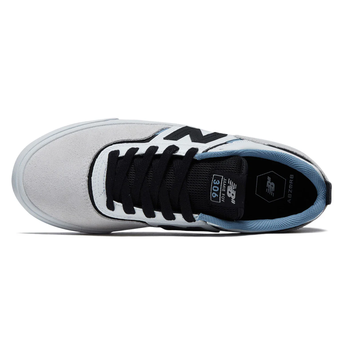 New Balance 306 Foy Shoes - Grey/White - Image 3