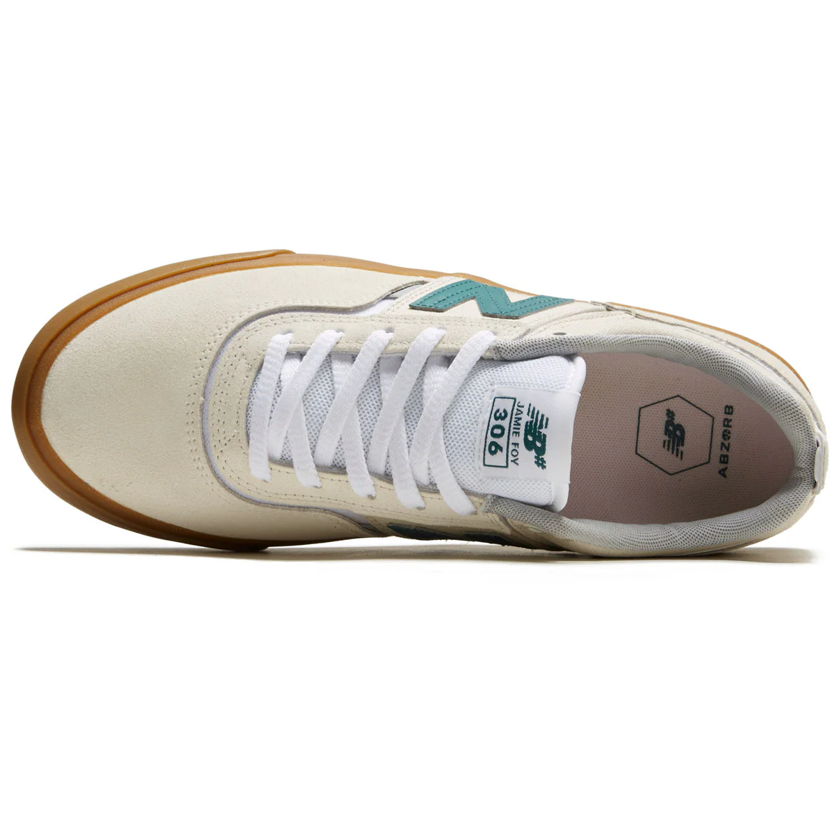 New Balance 306 Foy Shoes - Sea Salt/Teal - Image 3