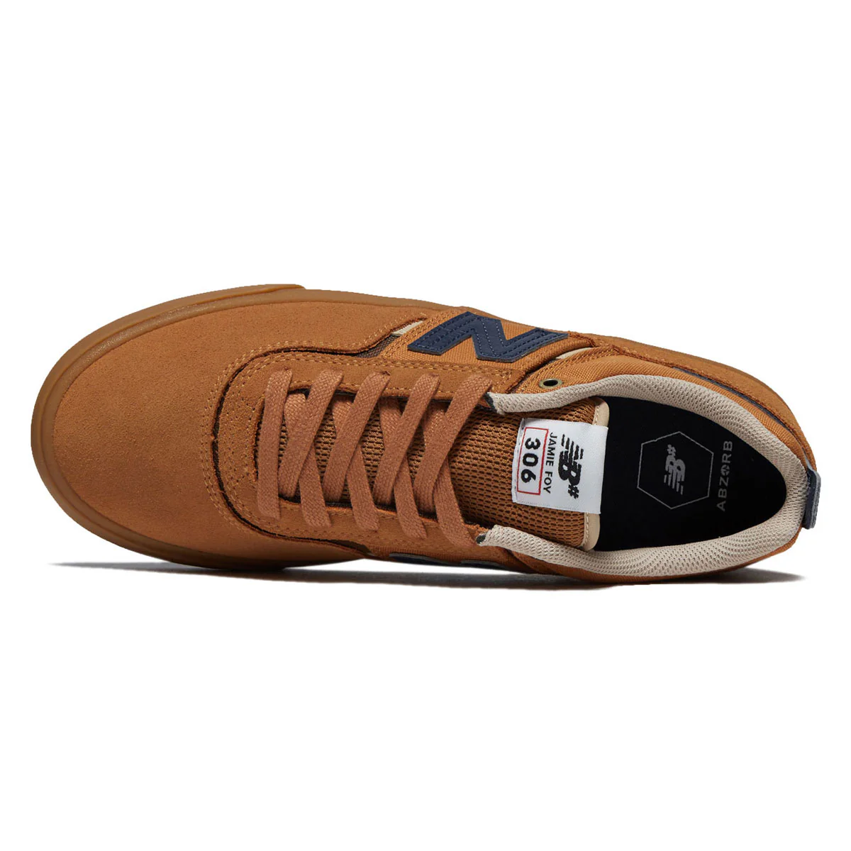 New Balance 306 Foy Shoes - Wheat/Navy - Image 3