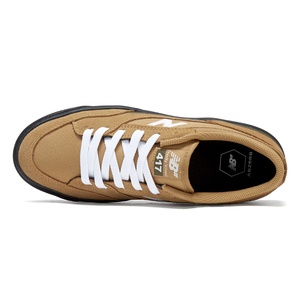 New Balance 417 Villani Low Shoes - Camel/Black - Image 3