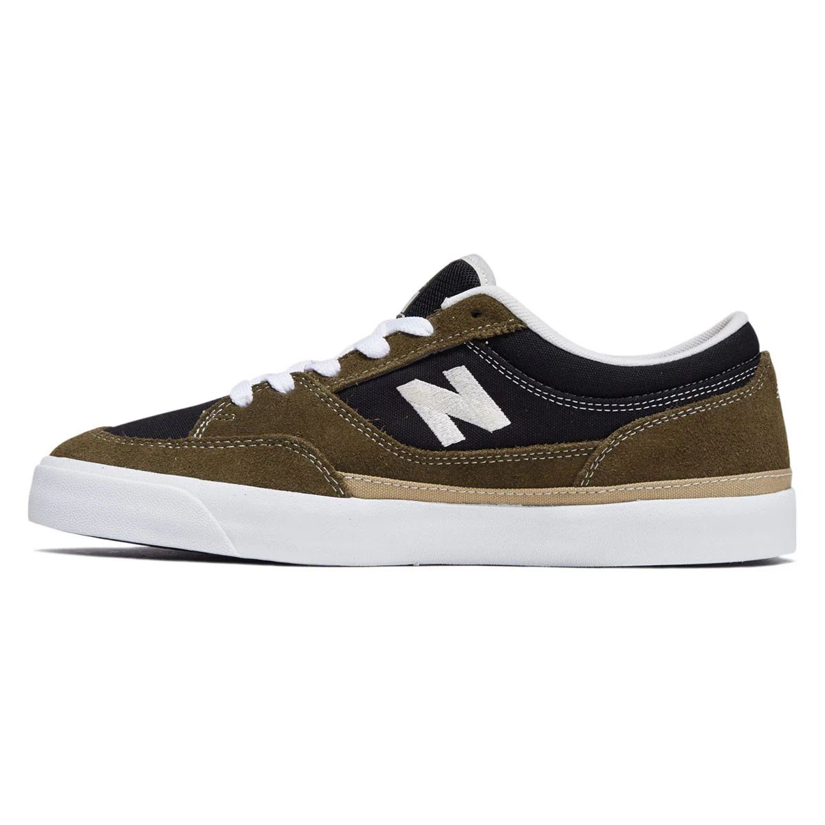 New Balance 417 Villani Low Shoes - Dark Olive/Black - Image 2