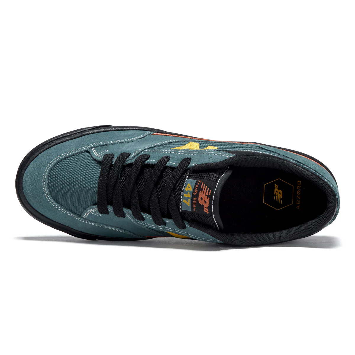New Balance 417 Villani Low Shoes - Spruce/Black - Image 3