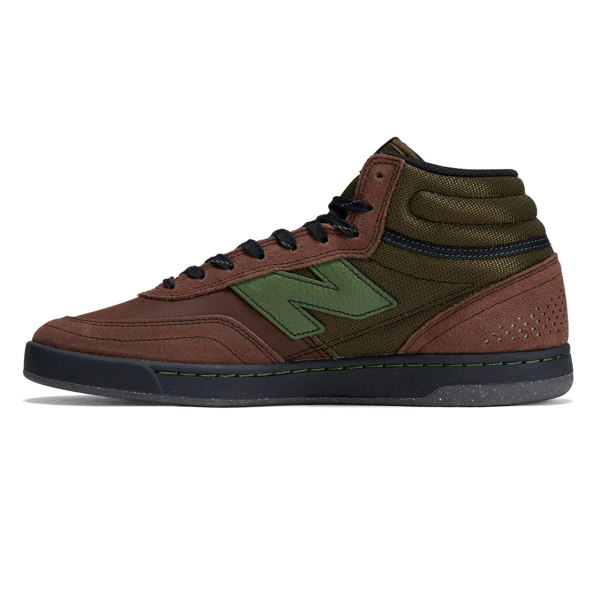 New Balance 440 Hi V2 Wide Shoes - Brown/Olive - Image 2