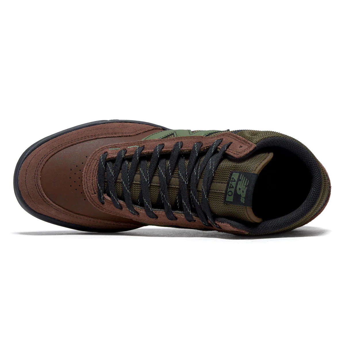 New Balance 440 Hi V2 Wide Shoes - Brown/Olive - Image 3