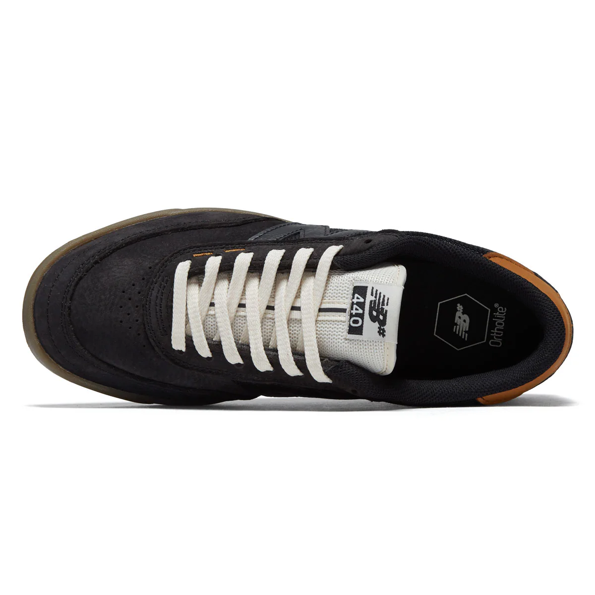 New Balance 440 V2 Shoes - Black/Gum - Image 3