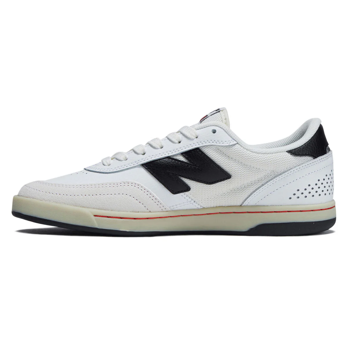 New Balance 440 V2 Shoes - White/Black - Image 2