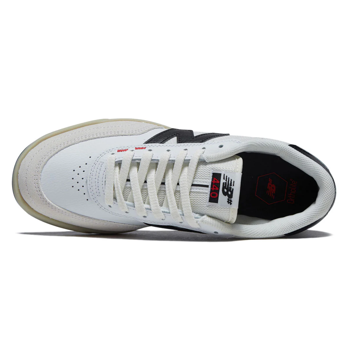 New Balance 440 V2 Shoes - White/Black - Image 3